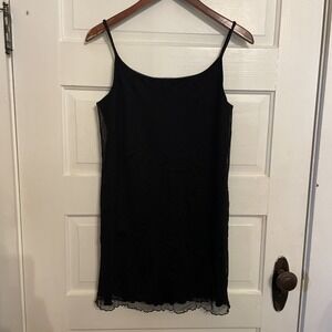 Jalate Dress Small Simple Double Layer Sheer
